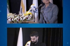 دکتر ماکان آریا پارسا و آقای مهندس صرامی در اختتامیه هفته کارآفرینی